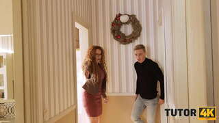 TUTOR4K. Angry cara arrasta experientes tutor em caso inesquecível