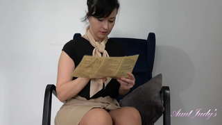 ���ੱਡੇ ਜੈਸੇ ਮਿਲ੍ਫ਼ ਉਡਾਣ ਸੇਵਾਦਾਰ Wanilianna - ਸਕਰਟ ਉੱਤੇ ਨੂ, Panties, ਅਤੇ ਸਟੋਕਿੰਗਜ਼