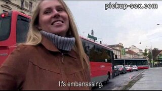 Eurobabe Zuzana banged s cudzincom pre nejaké peniaze