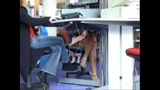 Candid library upskirt