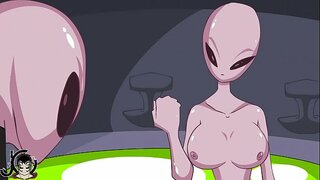 Aliens Jerk agus give a Blowjob a ' chinne-Daonna?!
