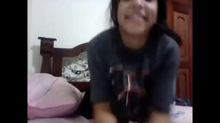 Rosalatina quente de gravação de seu telefone celular