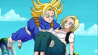 Android 18 fucked by ჩემოდნები