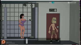 Horny neska hartu Fuckerman big dick bere mamitsuena pussy eta ipurdian