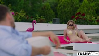 TUSHY Sexy Eyla nag-unang anal nga kasinatian uban sa asukar papa